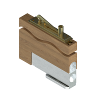 Closer for wooden doors